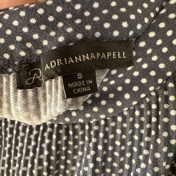 Adrianna Papell Sleeveless, Pleated Halter Top/Blouse Size S - Picture 5 of 5